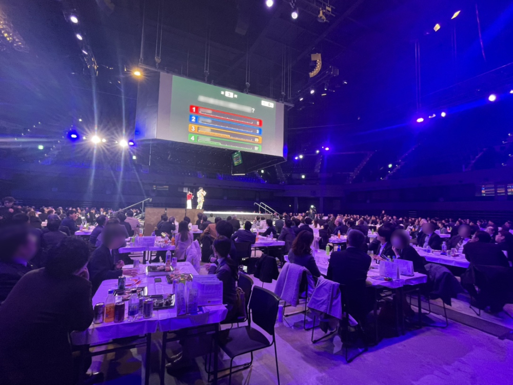 谷川建設様　55周年記念式典　クイズ大会1