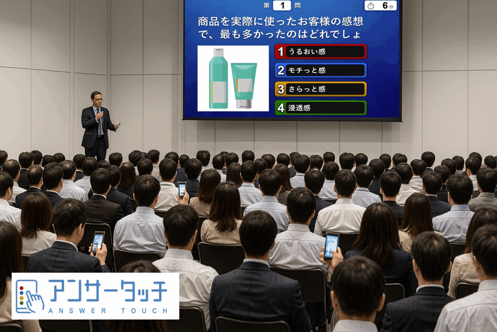 必ず盛り上がる！展示会イベントでアンサータッチを活用する３つの方法　　　 会場イメージ写真